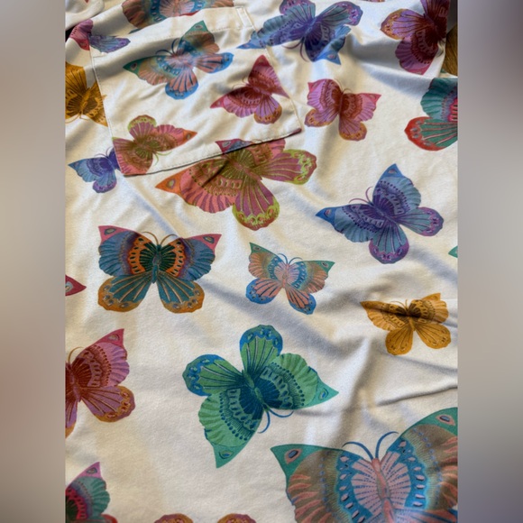 Show Me Your Mumu Sunday Morning PJ Set Rainbow Butterflies Size 3X - Picture 7 of 9